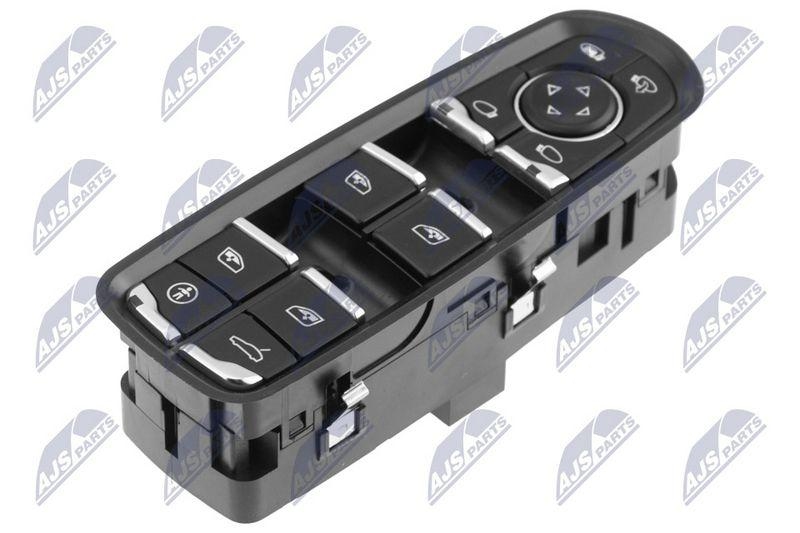 Comutator macara geam Porsche Cayenne 2010-, Macan 2014-, Panamera 2009-; 7PP959858AF; NTY, aftermarket