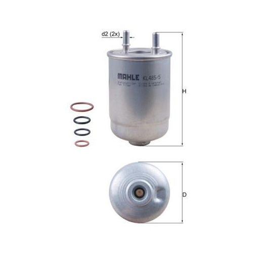 MAHLE filtru combustibil