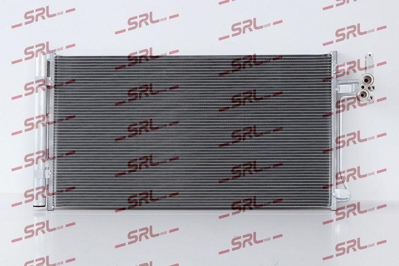 Condensator climatizare AC Land Rover Discovery Sport 15-, Range Rover Evoque 11-, motor: 2.0 d, 2.0 eD4, 2.0 Si4, 2.0 T, 2.0 Td4, Condensator cu uscator integrat , 697(665)x370x12, SRLine, miez si rezervor din aluminiu brazat, 5503007; GJ3219710AA
