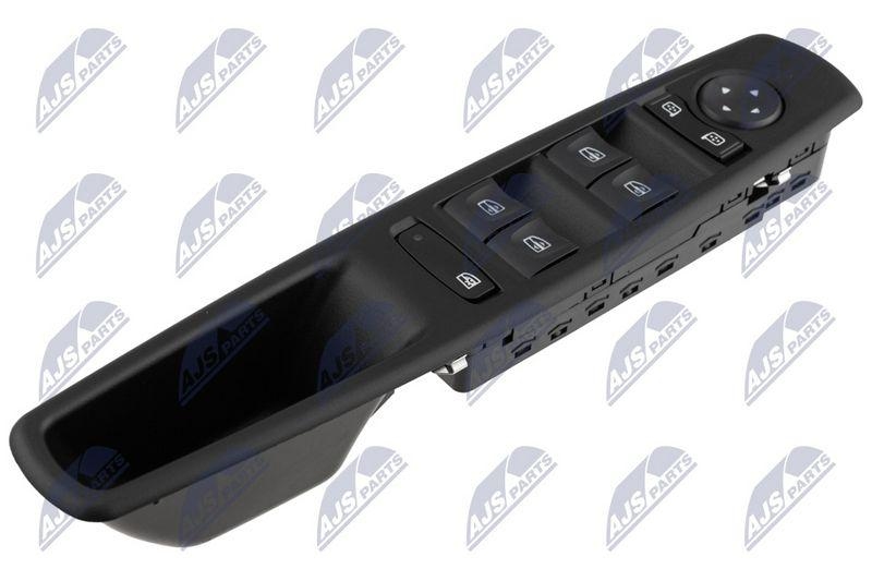Comutator macara geam Renault Grand Scenic III 2008-, Megane III 2008-, Scenic III 2008-; 809610017R; NTY, aftermarket