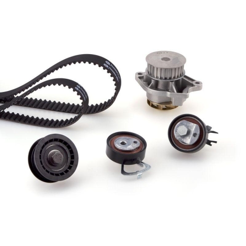 Kit distributie + pompa apa Seat Altea, Ibiza III, Ibiza IV; Skoda Fabia, Octavia, Roomster; VW Caddy III, Golf, Polo, 1.4, GATES