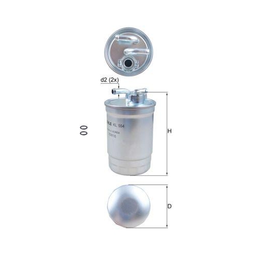 MAHLE filtru combustibil