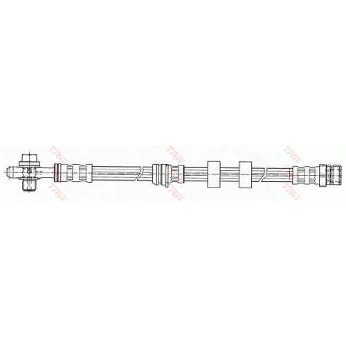 Furtun frana Trw PHD503, parte montare : Punte fata, Stanga/ Dreapta
