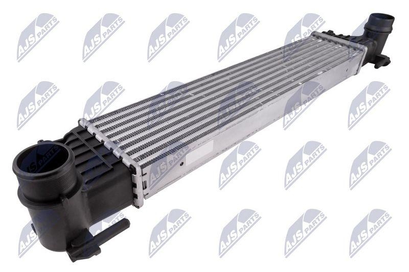 Radiator intercooler Fiat 500l 0.9, 1.3, 1.4 2012-; 51887954; NTY, aftermarket