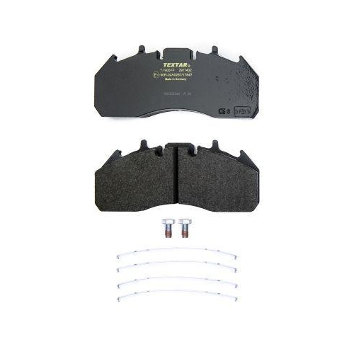TEXTAR set placute frana,frana disc