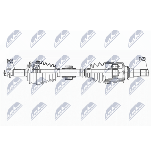 Planetara Toyota Avensis 1.6, 1.8 2009-, Stanga, 43420-05401