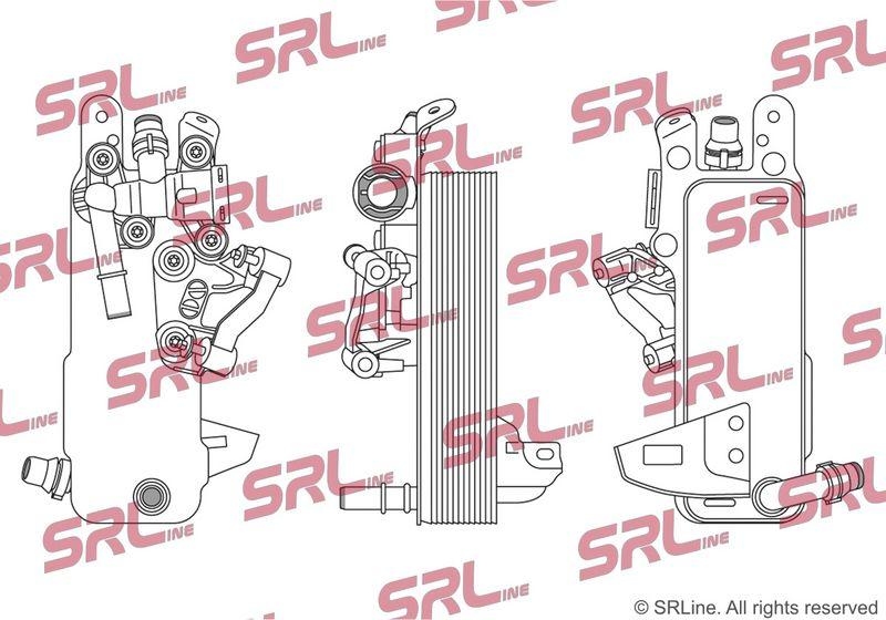Radiator racire ulei motor, termoflot BMW Seria 1 F20/21 11-19, 2 F22/F23 14-, 3 F30/31 11-, 4 F32/33 13-, 5 F10/F11 10-, 5 G30 17-23, 6 Gt (G32) 17-, 7 G11 15-, X3 F25 10-, X3 G01 17-, X4 F26 14-, X4 G02 18-, X5 (G05) 18-,1.5 T, 2.0 d, 17218514515