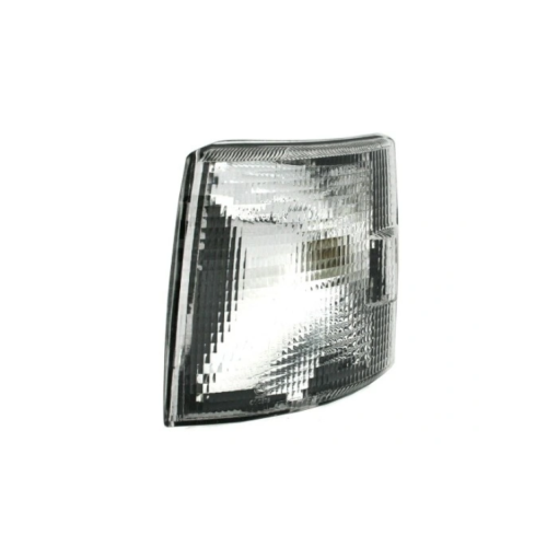 Lampa semnalizare fata Vw Transporter (T4) Tuning 07.1996-03.2003, Stanga, ECE, cu carcasa neagra, fara varianta caravelle, alba, fara suport becuri, TYC, 701953041F, 701953049B