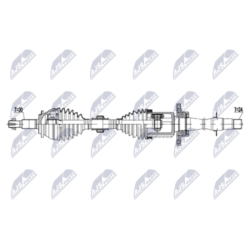 Planetara Toyota Camry 2.5h 2019-, Lexus Es300h 2018-, Fata, Dreapta, 43410-33360