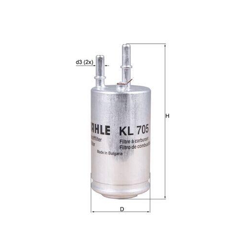 MAHLE filtru combustibil