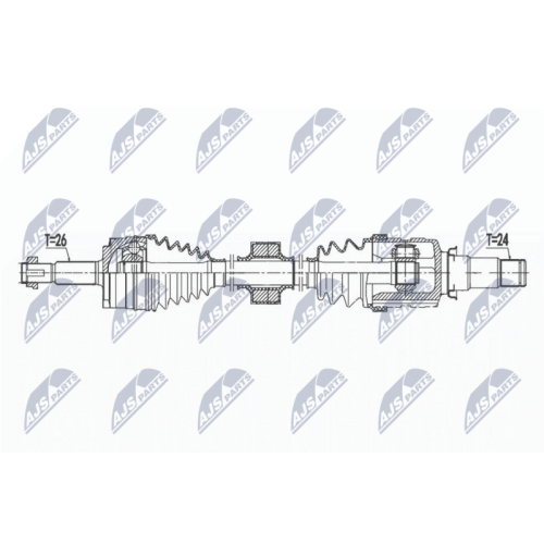 Planetara Toyota Ch-R 2017-, Dreapta, 43410-F4050