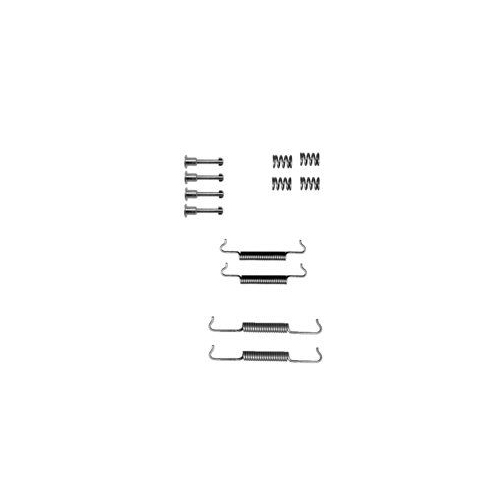 Set accesorii reparatie saboti frana mana Delphi LY1273, parte montare : Punte Spate