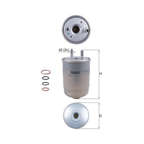 MAHLE filtru combustibil