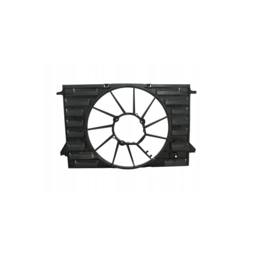 Carcasa ventilator radiator GMW Audi A4 (B9), 2015-, A5 (B9), 2016-, Q7 (4M), 2015-, 8W0121207B pentru motorizari 1.4 TFSI, 2.0 TDI; 2.0 TFSI; 3.0 TDI; 3.0 V6