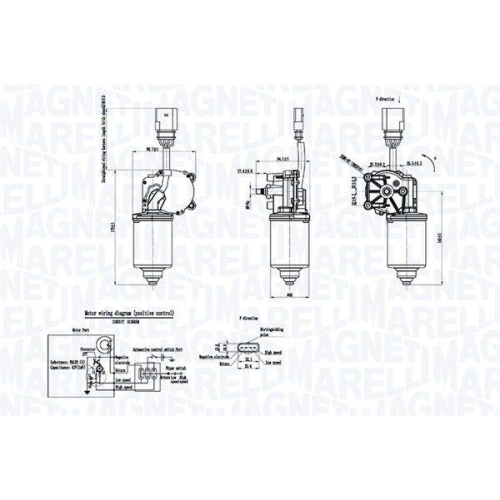 MAGNETI MARELLI motor stergator