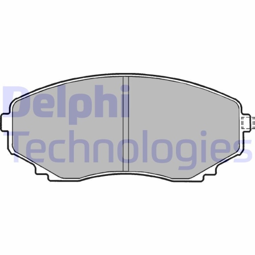 DELPHI set placute frana,frana disc