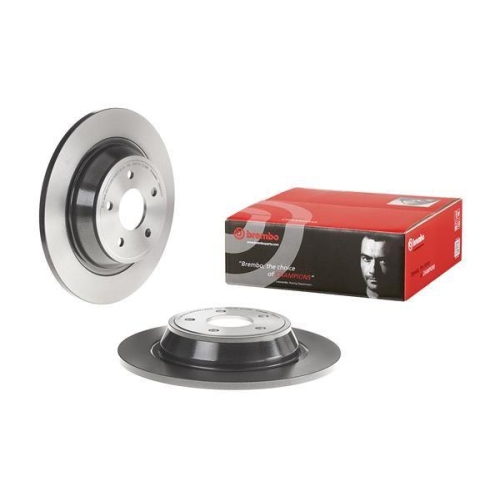 Set discuri frana Ford Mondeo 5 Liftback (Ce), Mondeo 5 Saloon (Cd), Mondeo 5 Turnier (Cf), punte spate, 302x11, plin, BREMBO