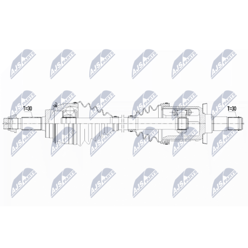 Planetara Toyota Hi-Lux 4wd 2015-, Fata, Stanga, Dreapta, 43430-0K070
