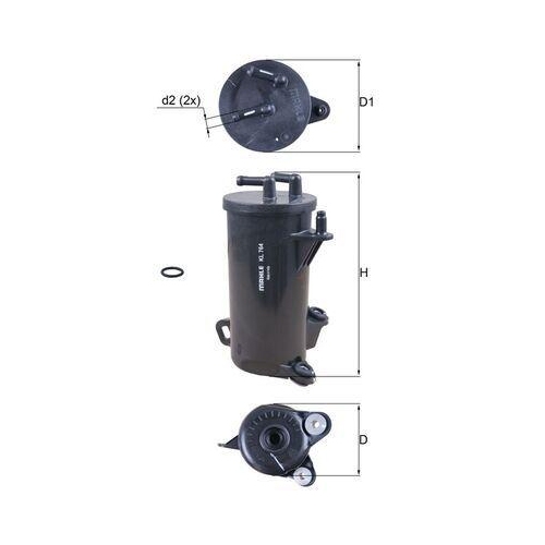 MAHLE filtru combustibil