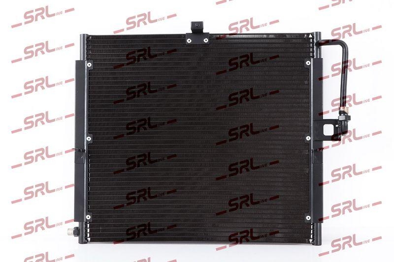 Condensator climatizare AC Mercedes Clasa G (W463) 89-, motor: 3.0 d, 3.0 TD, 3.2 R6, 3.2 V6, 3.6 R6, 5.0 V8, 5.4 V8, Condenser fara uscator 463331-&gt;, 520 (475)x445x16, SRLine, miez si rezervor din aluminiu brazat, 4635000454; A4635000454