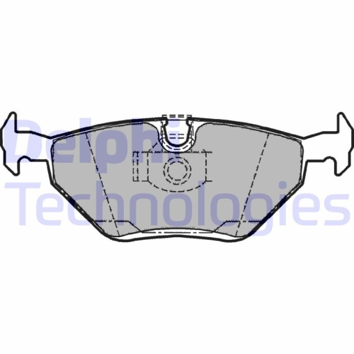 DELPHI set placute frana,frana disc