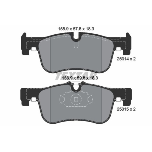 TEXTAR set placute frana,frana disc Q+