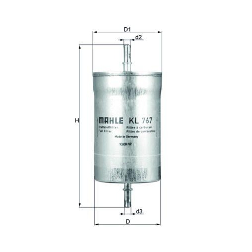 MAHLE filtru combustibil