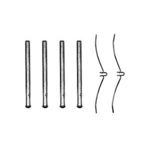Set accesorii placute frana Mazda 323 2 Hatchback (Bd) 06.80-10.89, 323 2 Sedan (Bd) 10.80-10.89, 323 3 Estate (Bw) 01.86-10.98, 323 3 Hatchback (Bf) 08.85-07.04, 323 3 Sedan (Bf) 08.85-07.04, Fata, TRW