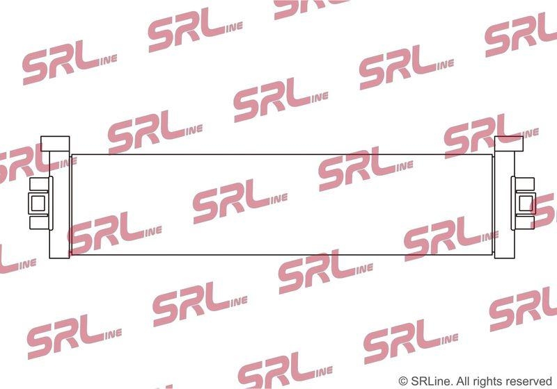 Radiator racire ulei motor, termoflot BMW Seria 3 (G20/G21) 19-, 4 / Gc (G22/23/26) 20-, motor: 3.0 R6 T, 675x150x26, SRLine, miez si rezervor din aluminiu brazat, 17118095293; 8095293
