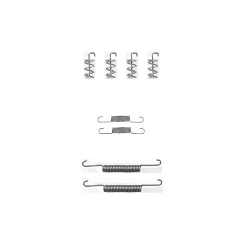 Set accesorii reparatie saboti frana mana Delphi LY1325, parte montare : Punte Spate