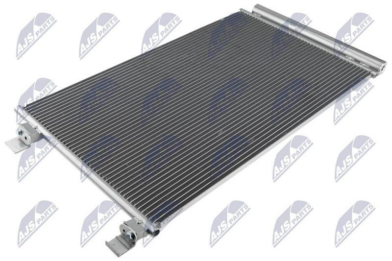 Condensator AC Nissan Qashqai II 1.5, 1.7 2013-, Espace V 2.0 2018-, Kangoo III 1.3, 1.5 2021-, Mercedes-Benz Citan (W420) 2021-; 9211000Q0C; NTY, aftermarket