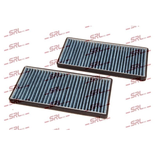 Filtru habitaclu anti-fum Mercedes E-Class (W210), E-Class T-Model (S210), S-Class (W220), S-Class Coupe (C215), Filtru carbon activ; cu efect antibacterian; absorbant de miros; antialergic; antifungic, SRLine