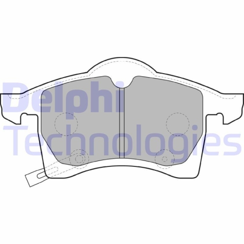 DELPHI set placute frana,frana disc