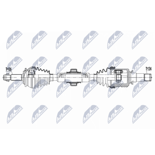 Planetara Toyota Prius 1.8hybrid 09.2015-, Prius 1.8hybrid Plug-In 2016-, Dreapta, 43410-47040