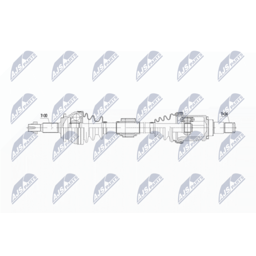 Planetara Toyota Rav 4 2.2d-4d 2wd, 4wd 2006-2012, Fata, Stanga, CV Manuala, 43420-42200