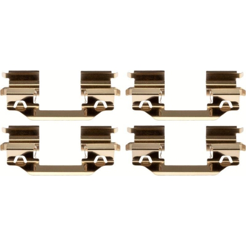 Set accesorii placute frana Mercedes Clasa A (W169) 04.04-06.12, B-Class Sports Tourer (W245) 03.05-11.11, Gl-Class (X166) 07.12-12.15, Clasa M (W166) 06.11-12.15, Fata, TRW