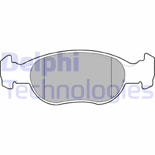 DELPHI set placute frana,frana disc