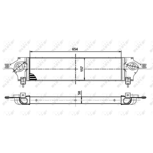 Radiator intercooler Nrf 30513