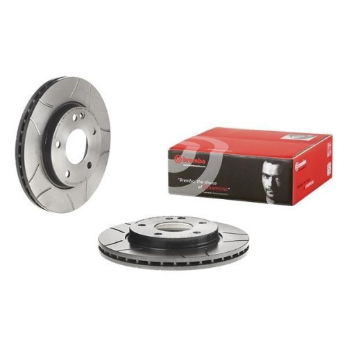 Set discuri frana Mercedes A-Class (W168), A 140 (168.031, 168.131), A 160 (168.033, 168.133), A 170 CDI (168.008), A 170 CDI (168.009, 168.109), punte fata, 260x22, ventilat canelat, BREMBO