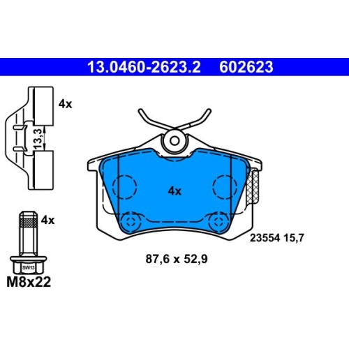 ATE set placute frana,frana disc