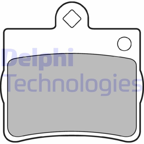 DELPHI set placute frana,frana disc
