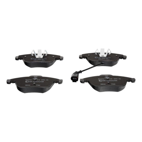 Set placute frana punte fata Audi Q3 (8u) 2011-2018; Seat Alhambra (710, 711) 2010-2020; Vw Sharan (7n1, 7n2) 2010-2022, Tiguan 2007-2024, Passat (B8), 2014-2024; ATE 13.0460-7242.2