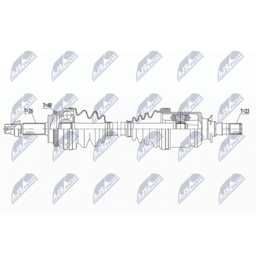 Planetara Toyota Rav4 Awd 2000-2005, Previa 2.4 2000-2006 , Camry 2.4 2001-2006 , Dreapta, 43410-42060