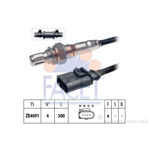 Sonda lambda Facet 108072