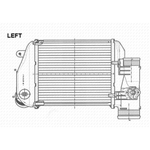 Radiator intercooler Nrf 30767