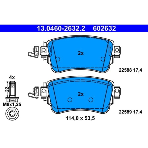 ATE set placute frana,frana disc