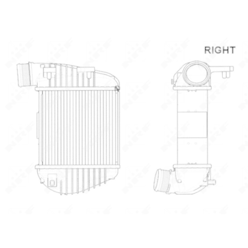 Radiator intercooler Nrf 30772