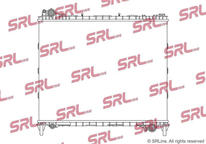 Radiator Land Rover Defender 19-, Discovery 16-, Range Rover Sport 13-, Range Rover 12-, motor: 3.0 R6 T, intrare/iesire conectare rapida; MHEV, 737x580x26, SRLine, Aluminiu/ Plastic brazat, LR090625; LR121419