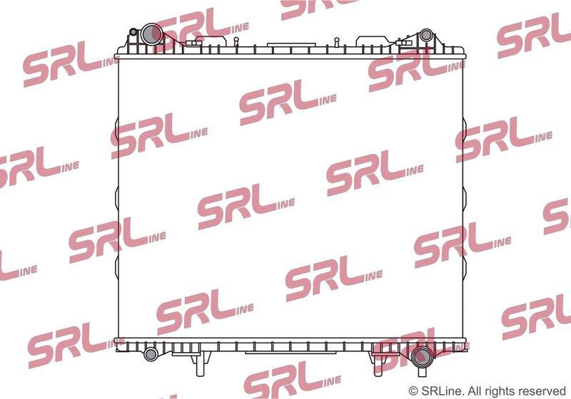 Radiator Land Rover Defender 19-, Discovery 16-, Range Rover Sport 13-, Range Rover 12-, motor: 2.0 d, 2.0 T, intrare/iesire conectare rapida, 728x580x26, SRLine, Aluminiu/ Plastic brazat, LR090625; LR162120