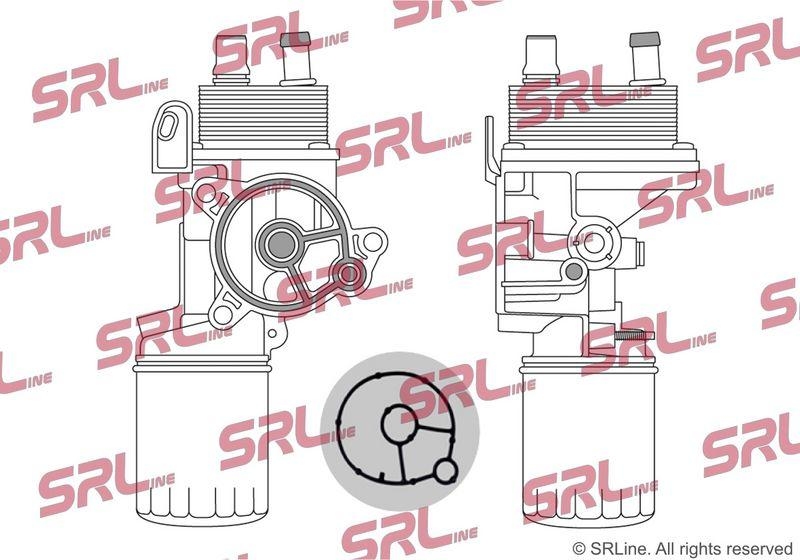 Radiator racire ulei motor, termoflot Citroen C4 C5 Ds4 Ds5 Jumper Jumpy; Ds 4 5 7; Ford C-Max Focus Galaxy Kuga/Escape Mondeo S-Max; Opel Grandland X Vivaro C Zafira Life; Peugeot 3008 308 5008 Boxer Expert; Toyota-, 2.0 BlueHDI, 2.0 HDI, 1871413